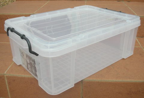 収納ボックス 収納ケース プラスチック製 タグボックス04 透明（クリア）収納箱 DIY、アウトドア用品などの整理に 重ね置き可能