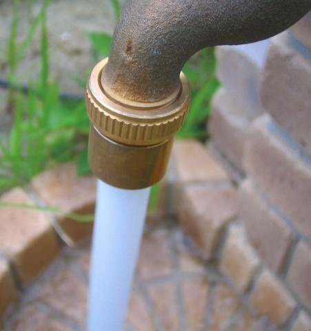 蛇口 部品 立水栓 水栓柱に蛇口先端金具 泡沫アダプター 真鍮 ガーデン蛇口 水回り フォーセット ガーデニンググッズ 散水用品